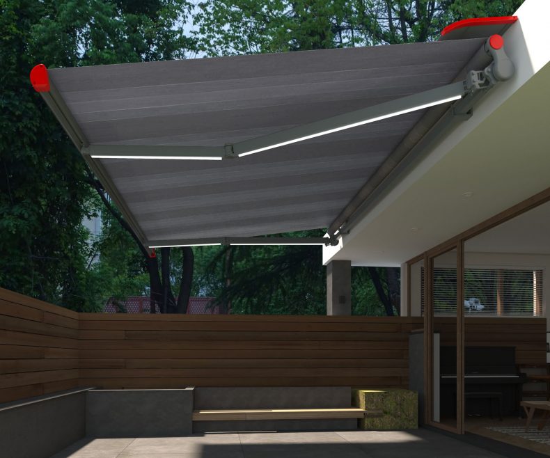 FG6433 Square Tube Combination Awning